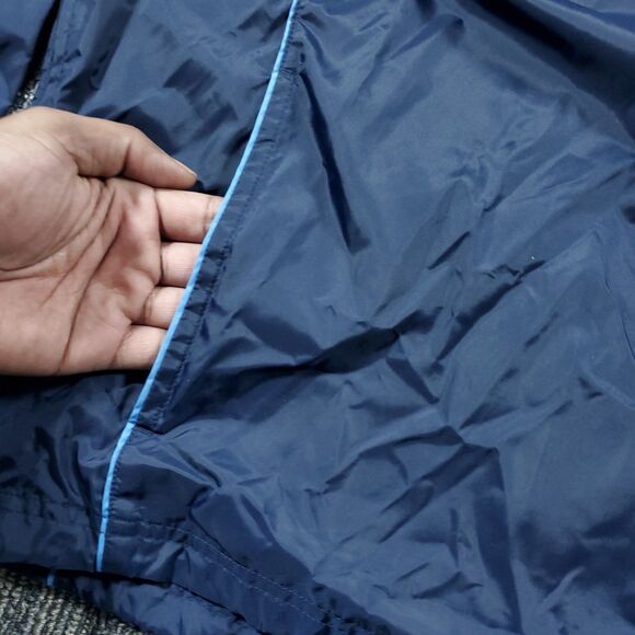 Vintage 2000s Nike Grey Label Anorak Blue WindBreaker XL VTG RARE SWOOSH Vented - Picture 7 of 16